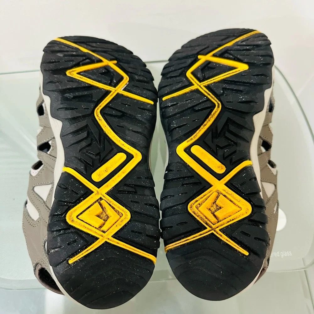 Eddie Bauer Mens Grey Athletic Outdoor Drawstring‎ Water Shoes Size 9M